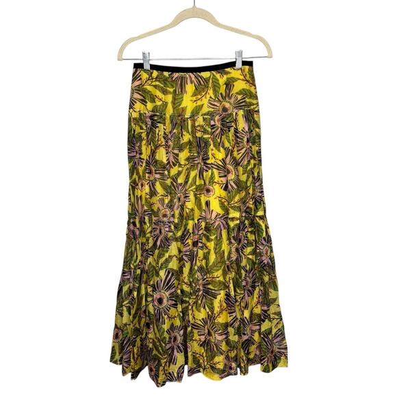 Red Valentino Floral Cotton Maxi Skirt - Picture 1 of 8